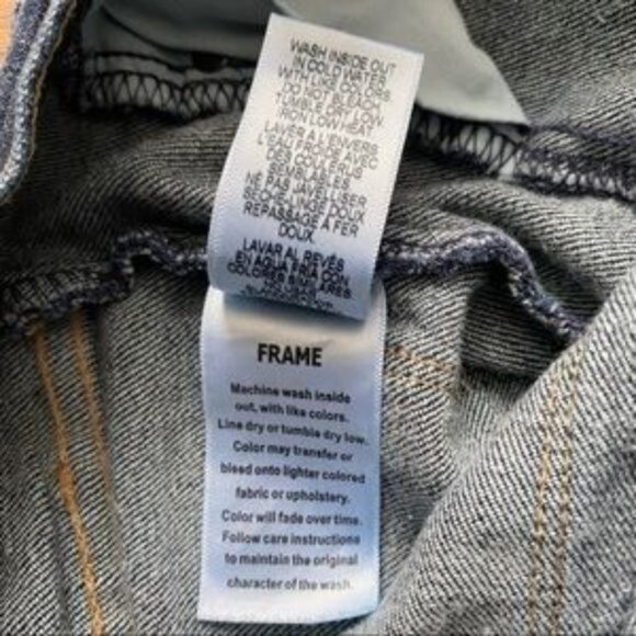 Frame Le High Skinny Side Step in Harway Jean 25 - Picture 13 of 13